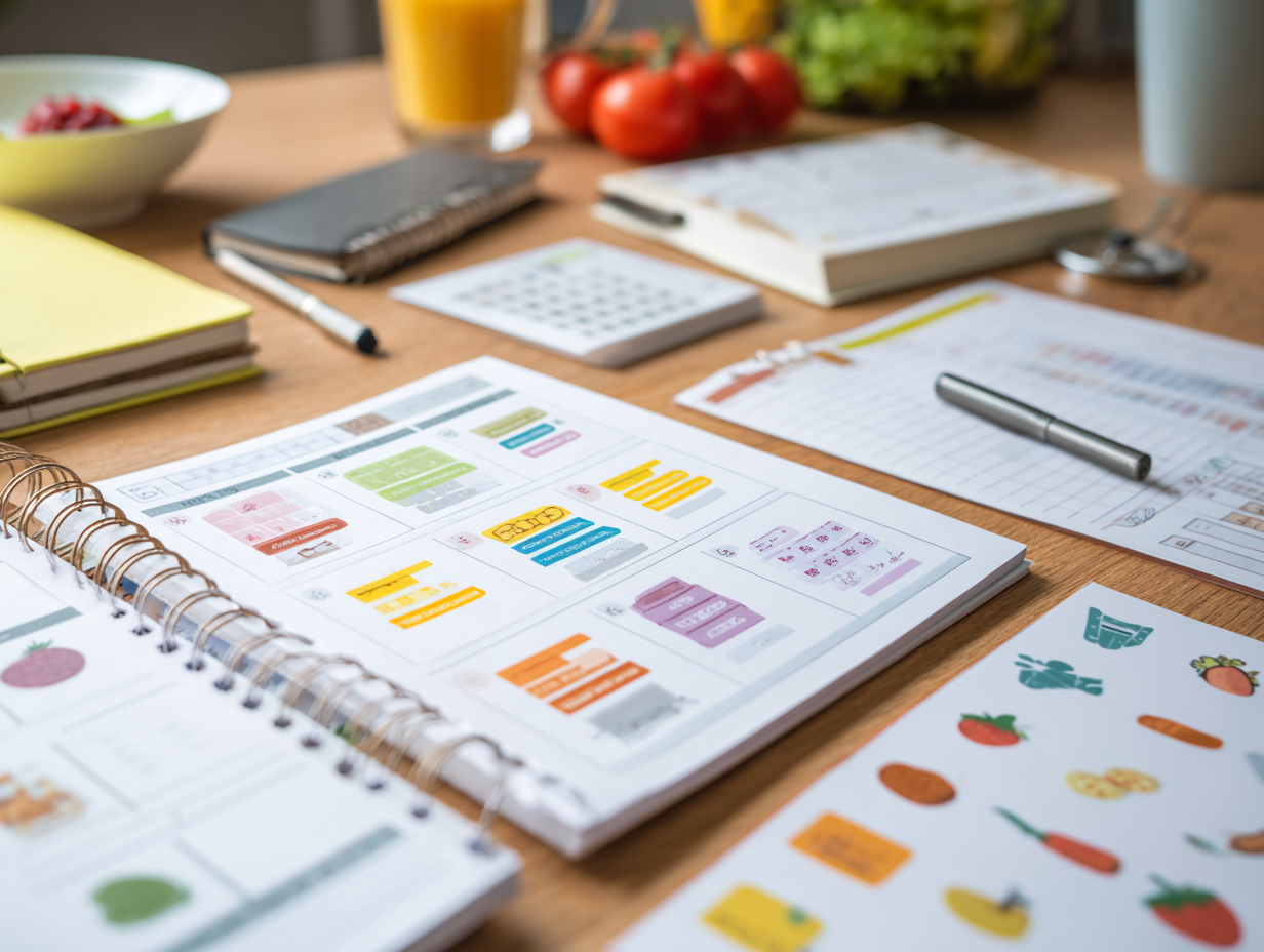 Grup de oameni bucurându-se de o masă sănătoasă